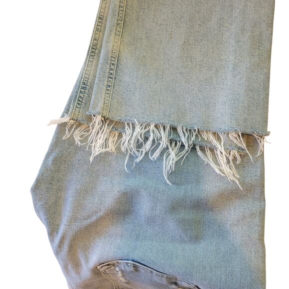 Citizens of Humanity Isola Jeans 32 Button Fly Cropped Bootcut Raw Hem NWT - Picture 8 of 16